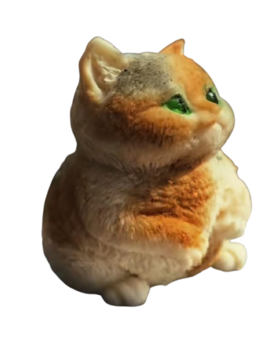 Gato de Gelatina 3D grande 