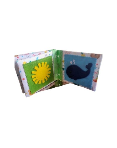 MINI BOOK LIBRO INFANTIL EN TELA 