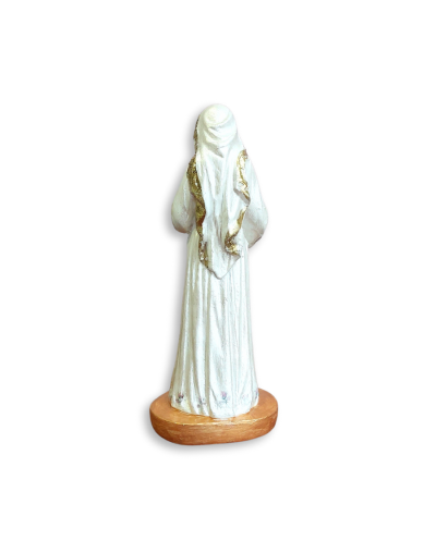 Virgen de la Dulce Espera hecha a mano – Figura de 22 cm para futuras mamás