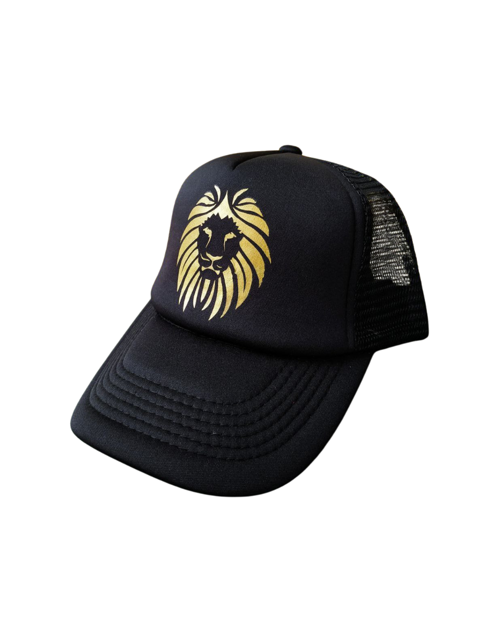 Gorra Trucker Negra León