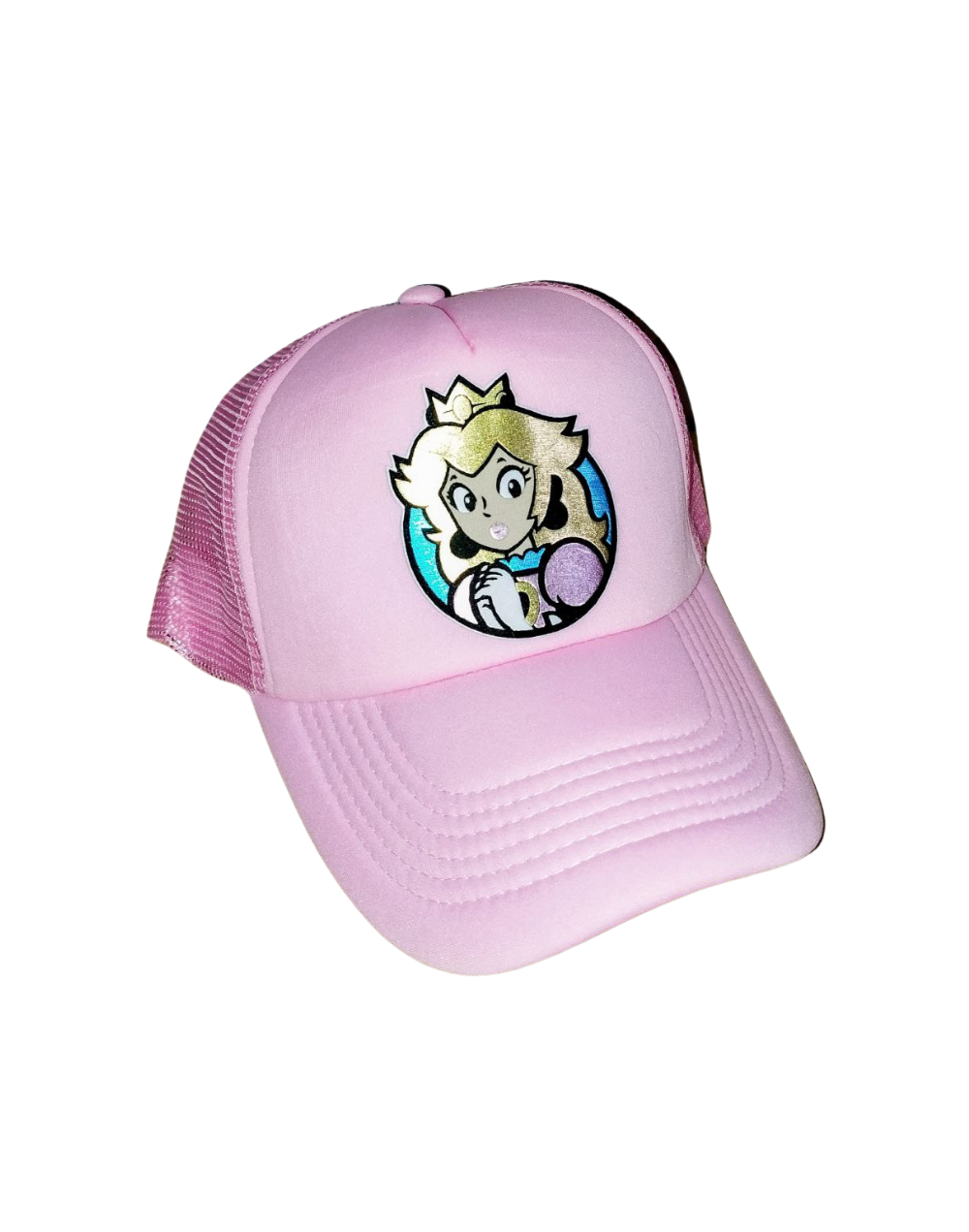 Gorra Trucker Rosa Princesa Peach