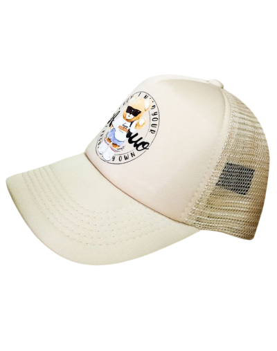 Gorra Trucker Marfíl Osito
