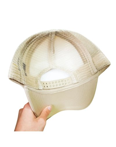 Gorra Trucker Marfíl Osito