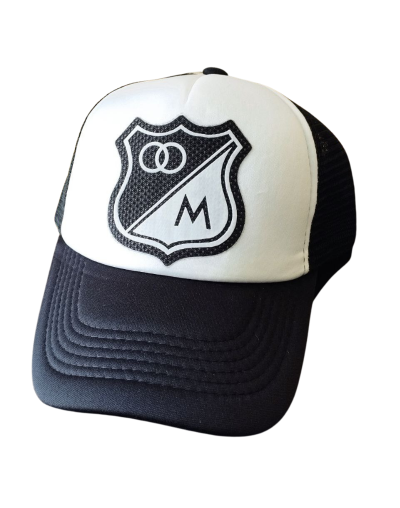 Gorra Trucker Negra Millonarios