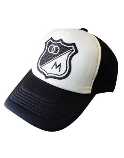 Gorra Trucker Negra Millonarios