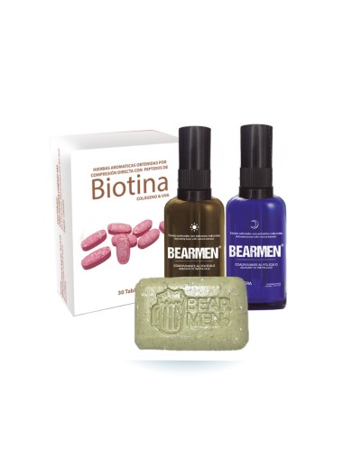 TÓNICOS CRECIMIENTO + BIOTINA BEARMEN