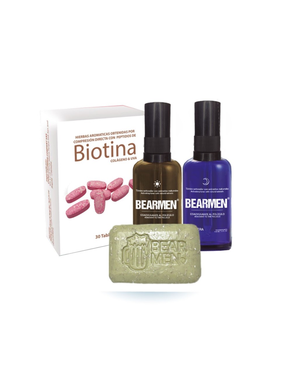 TÓNICOS CRECIMIENTO + BIOTINA BEARMEN