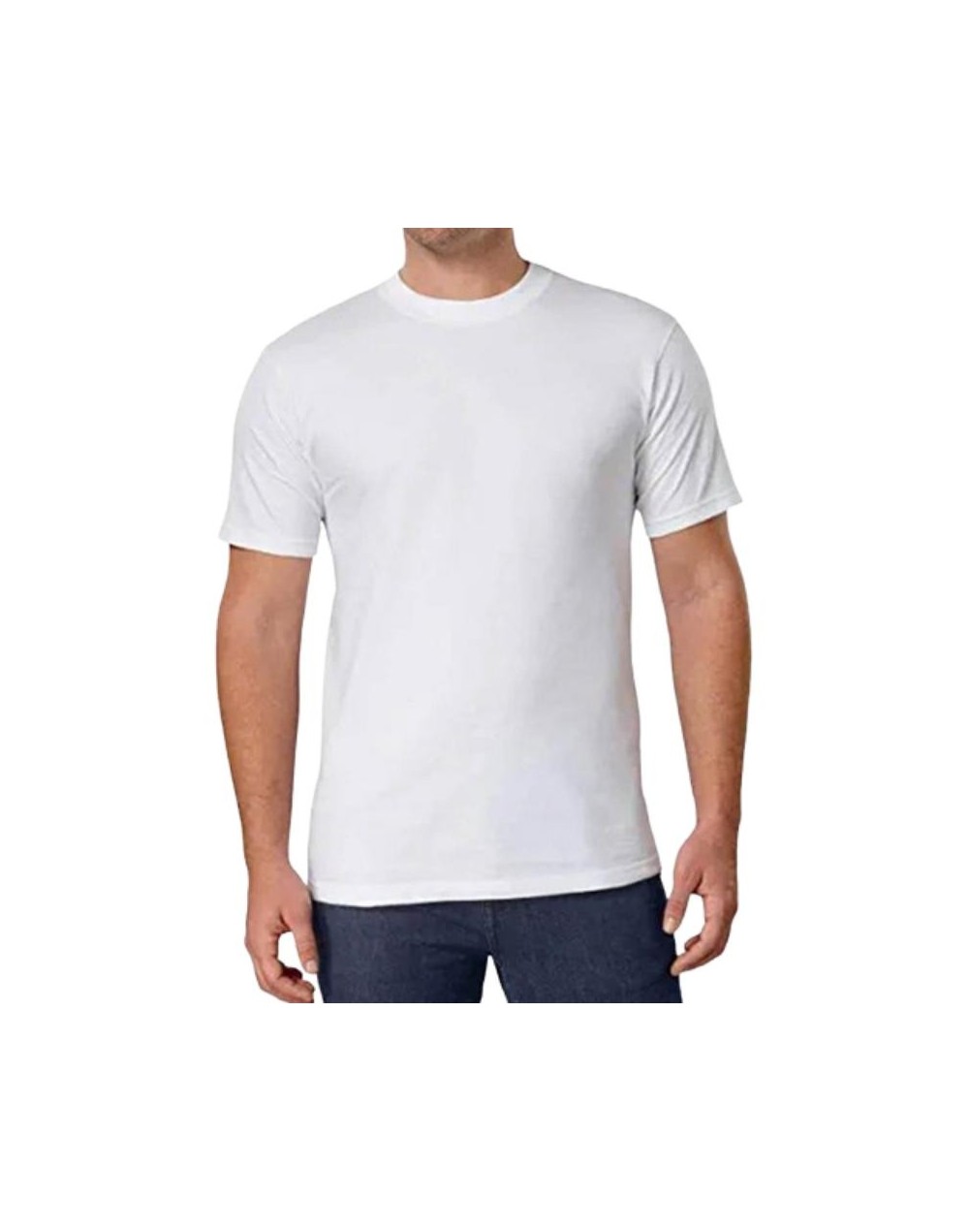 CAMISETA POLIESTER CUELLO REDONDO 