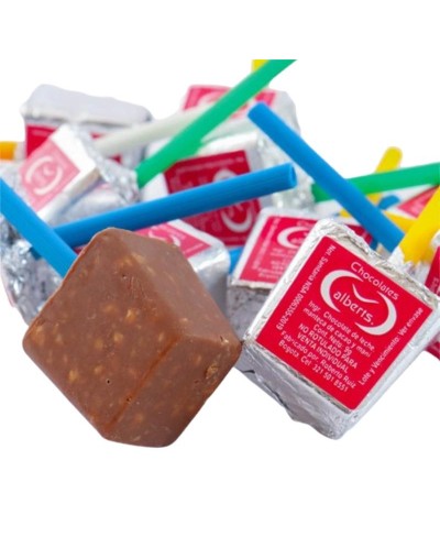 Colombina de chocolate con maní