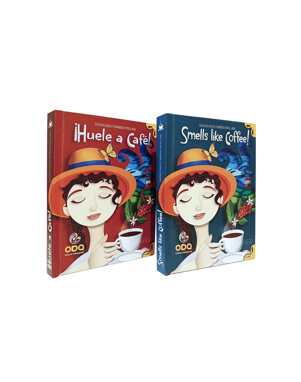 Libro huele a café Viajero, Versión Ingles y español