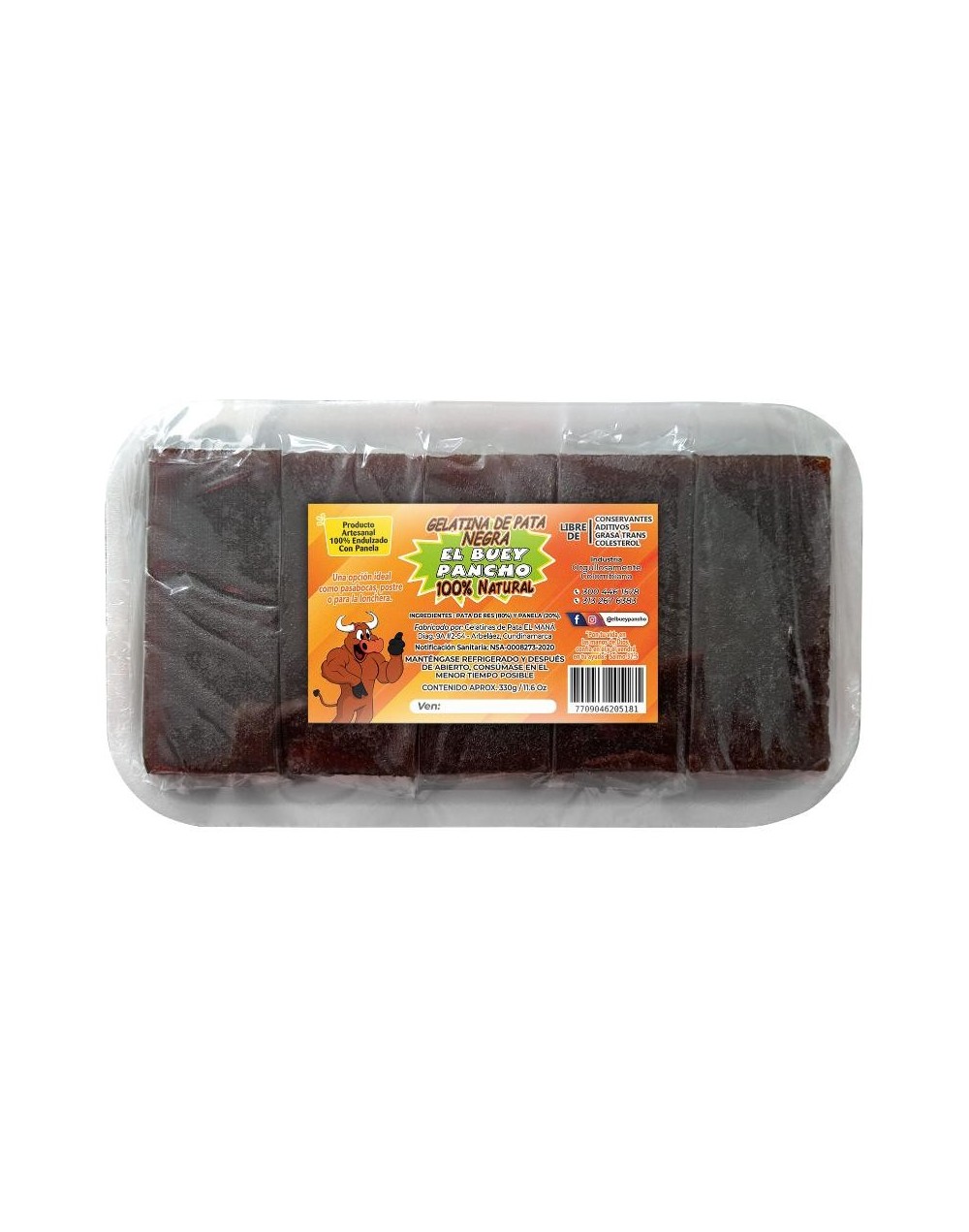 Gelatina de pata negra x 5und