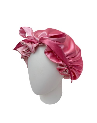 Gorro para dormir aura rosado cinta