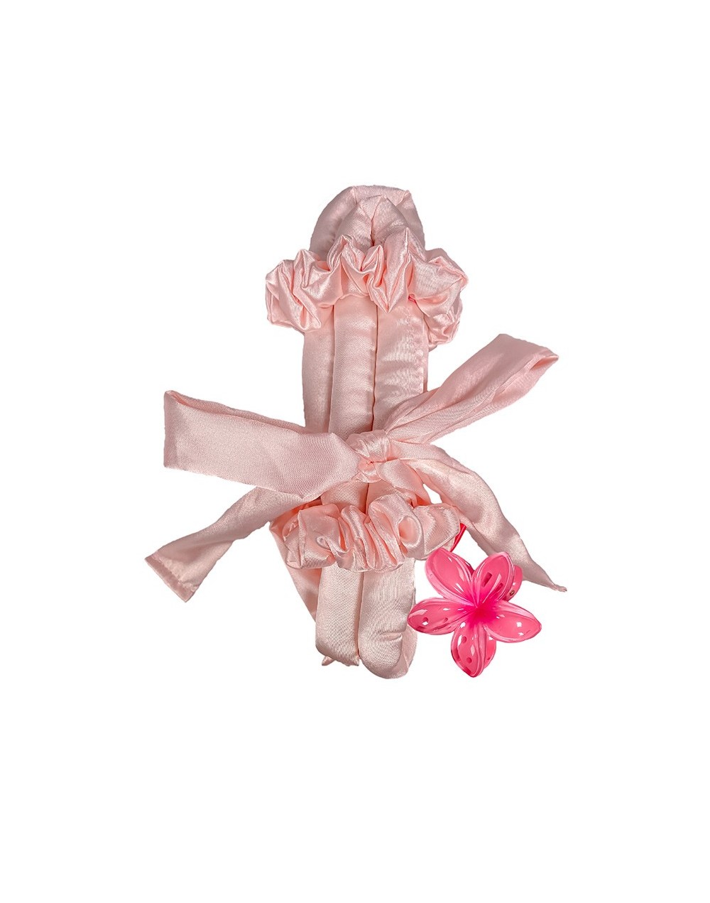Rizador ondas sin calor mini rosado