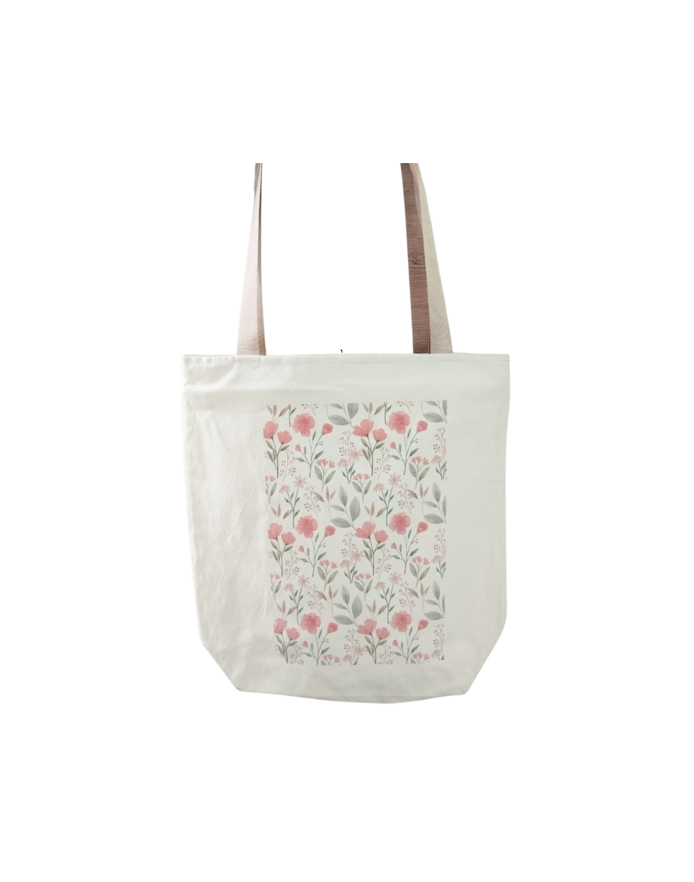 Totebag Lona Flores