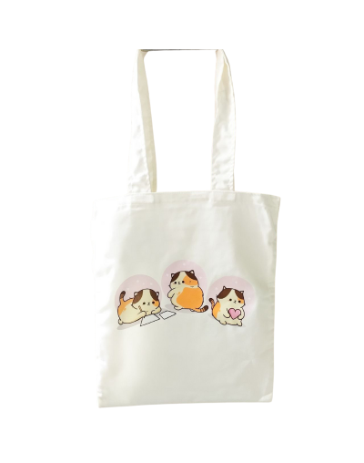 Bolsa en Drill Gatitos