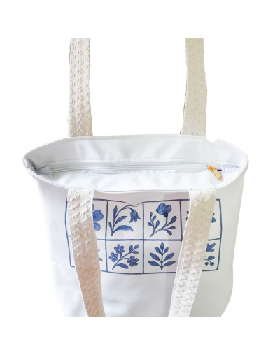 Bolso en Cuerina Flores