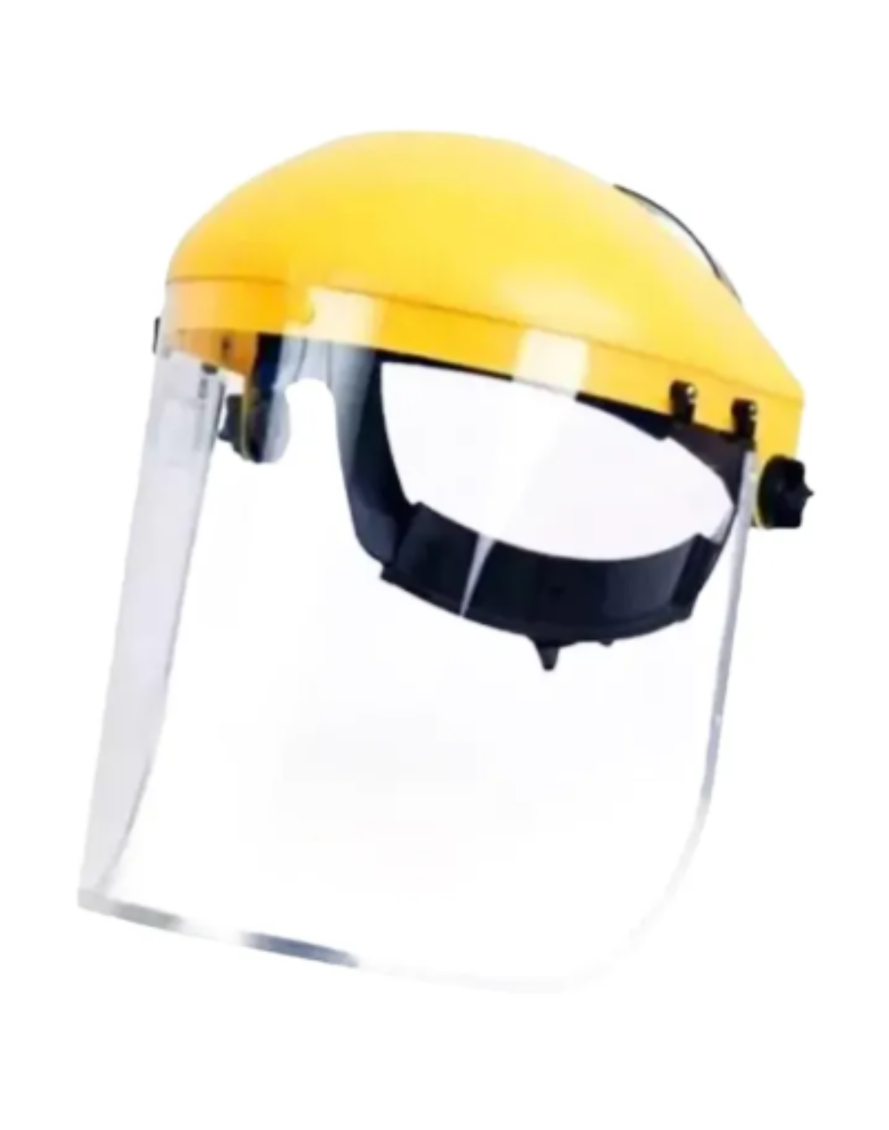 VISOR EN ACETATO CON BORDE METÁLICO
