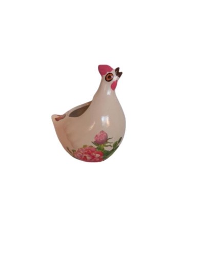 gallina en ceramica