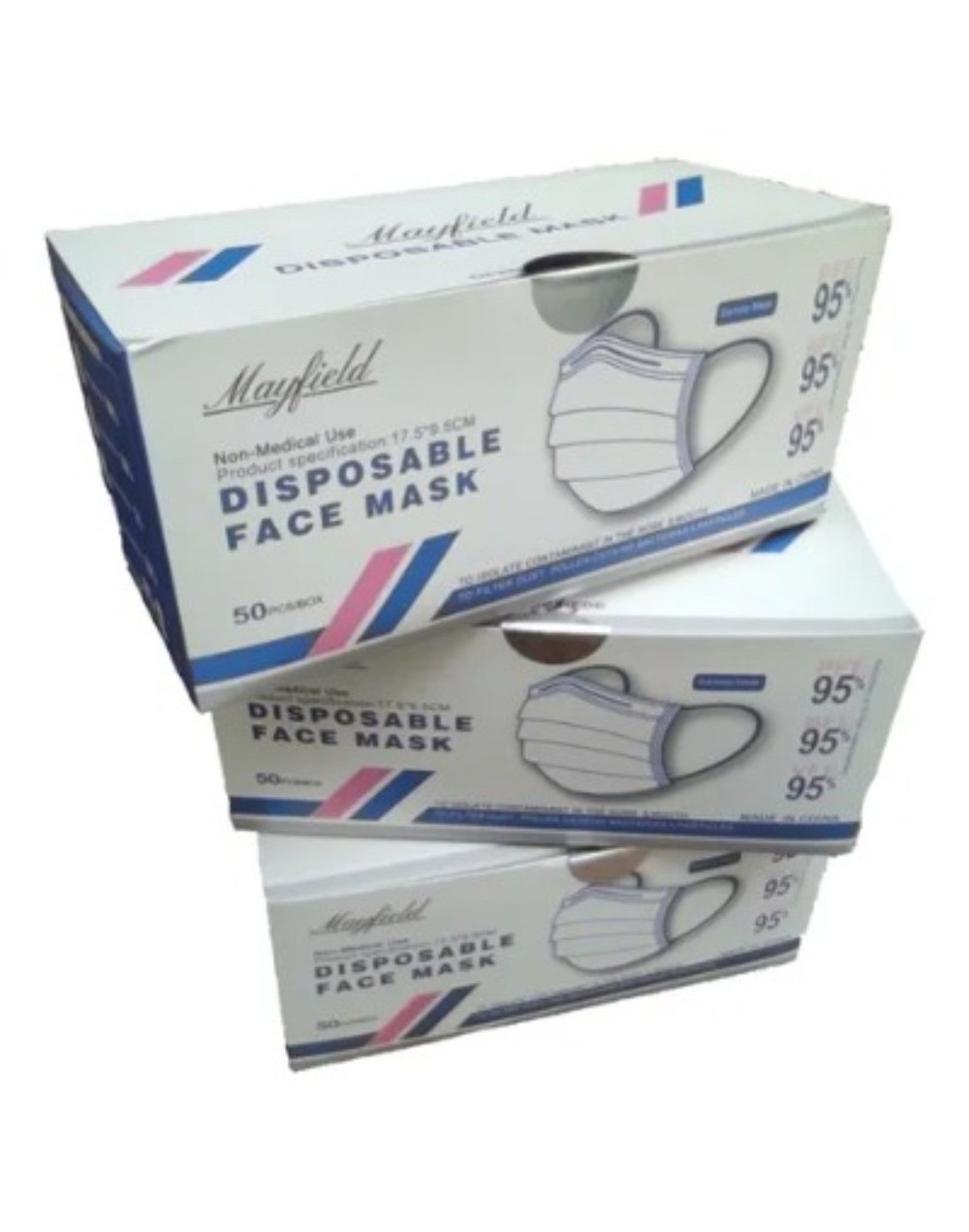 CAJA DE TAPABOCAS X 100 UDS