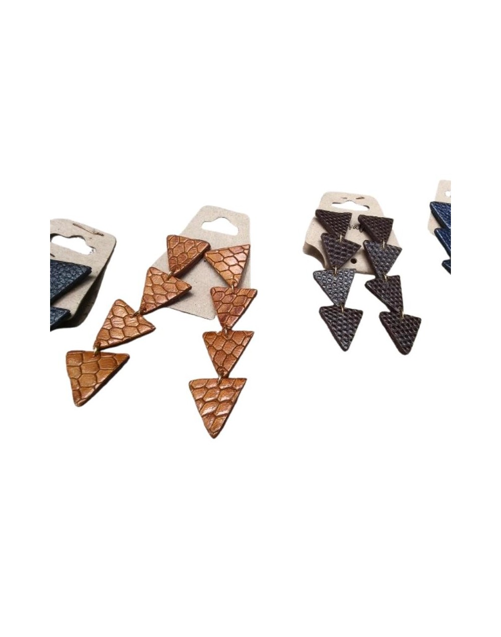 Aretes en cuero Fleki