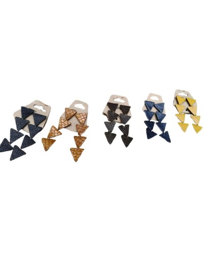 Aretes en cuero Fleki