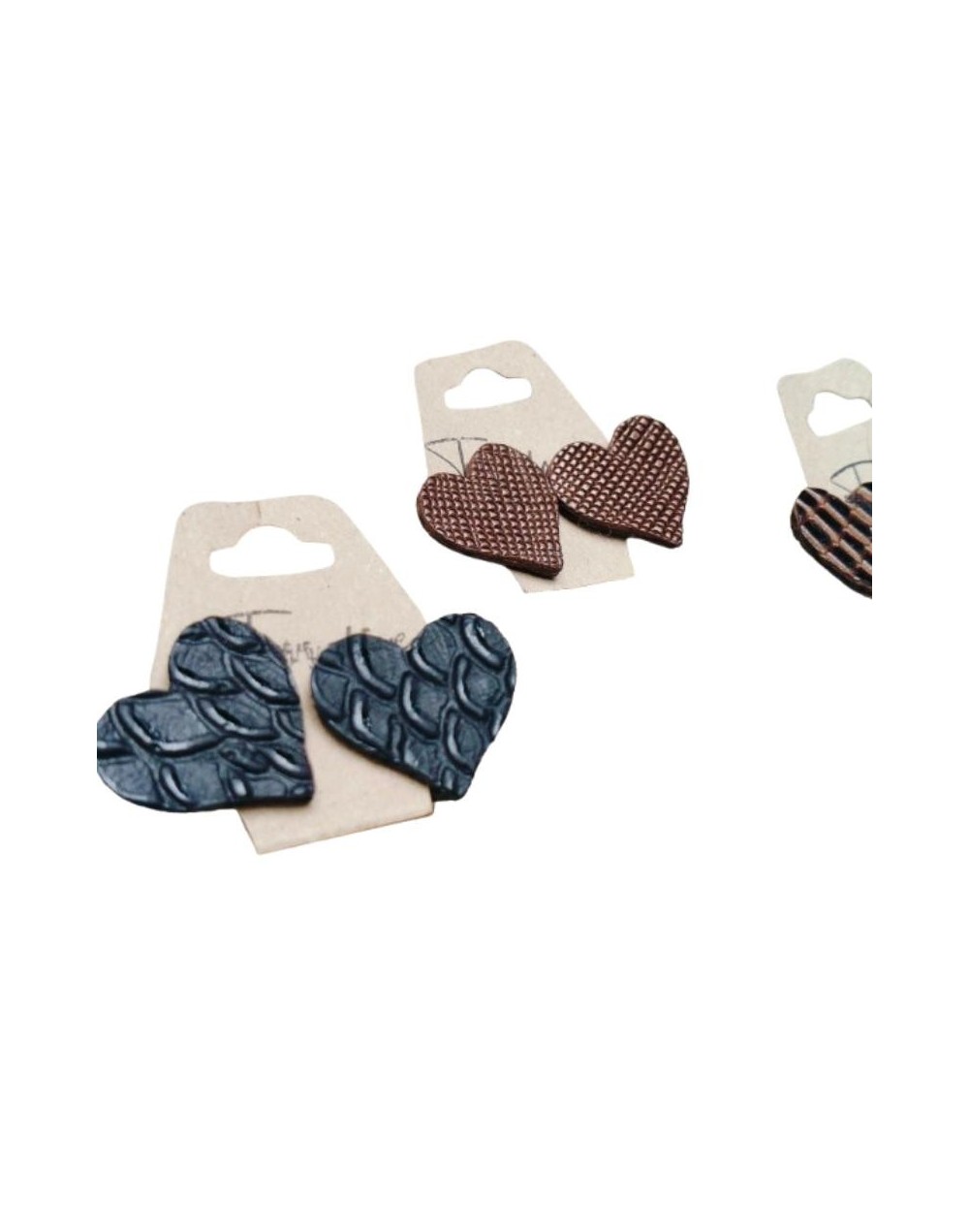 Aretes en cuero koraz