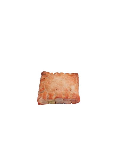 PARCE: Pastel hojaldrado de platano, tocineta y queso