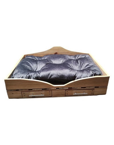 Genial Cama para perros base estiba Grande 110 x 60