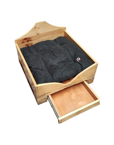 Genial Cama para perros y gatos medianos en base de estiba 60x60