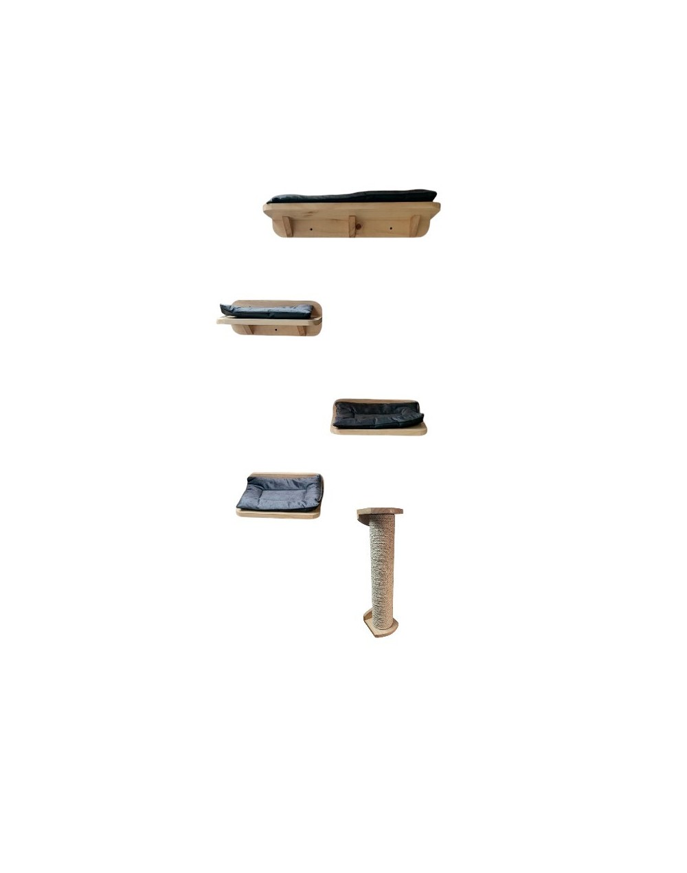 Irremplazable Combo Micho Gimnasio Para Gatos Pared