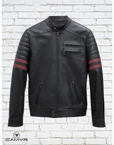 Chaqueta de Cuero Hombre H406