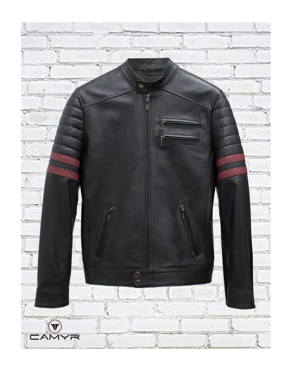 Chaqueta de Cuero Hombre H406
