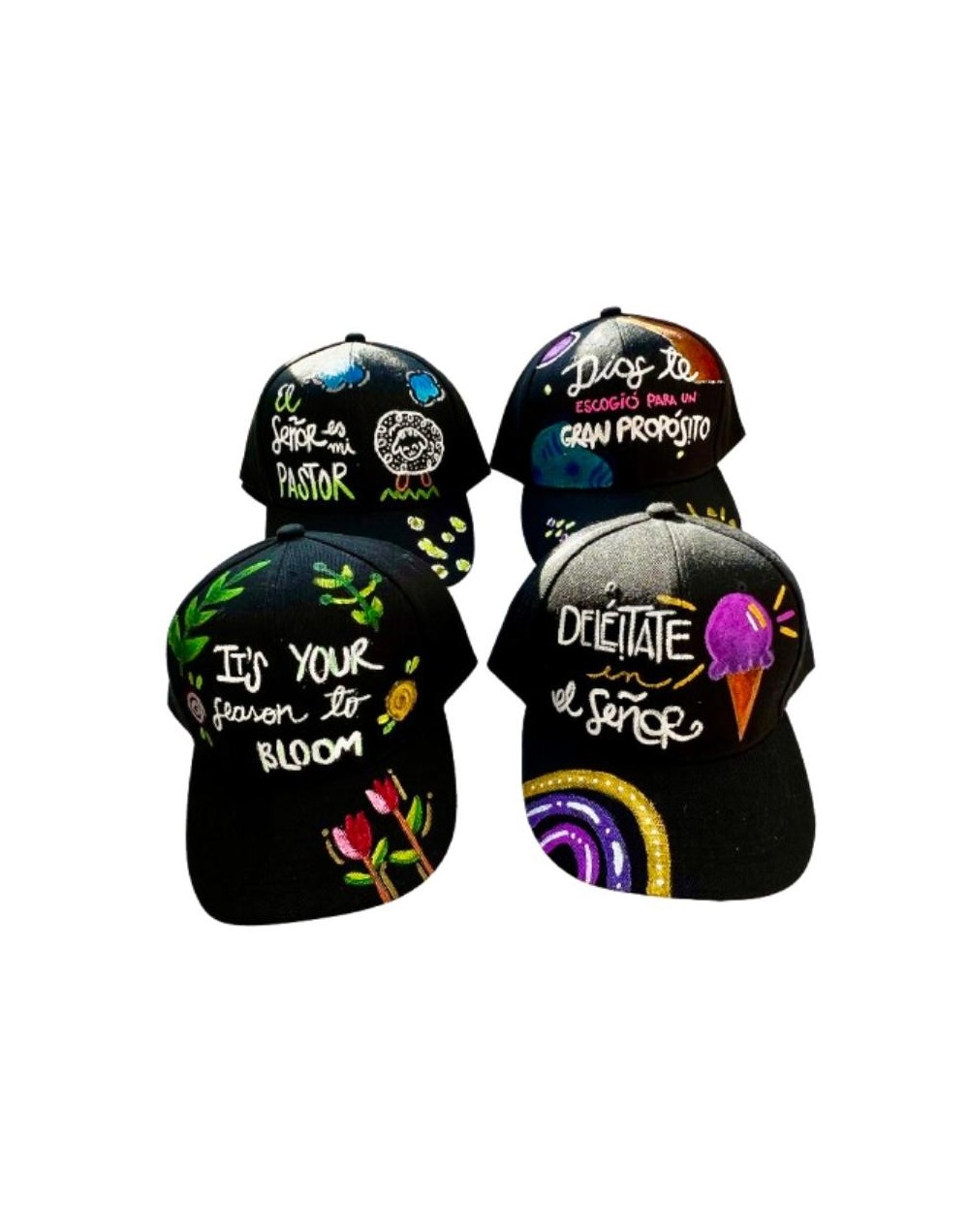 Gorras – Pintadas a Mano – Personalizadas