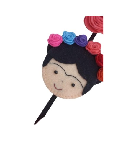 Kit de Frida Khalo - Llavero, seprador pagina esquinero y separador de pagina con caucho