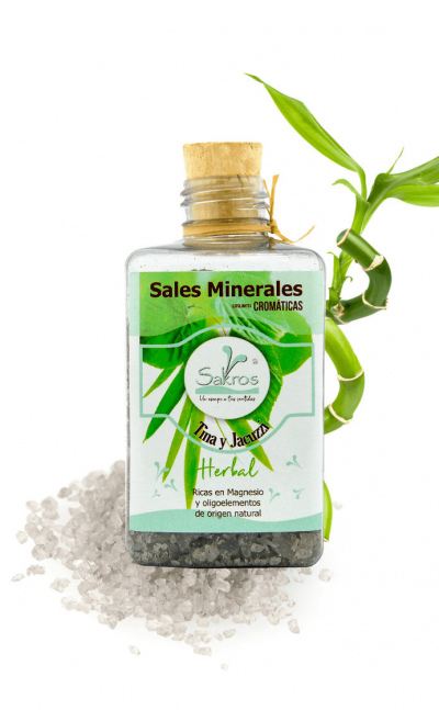 Sales minerales para tina y jacuzzi Herbal