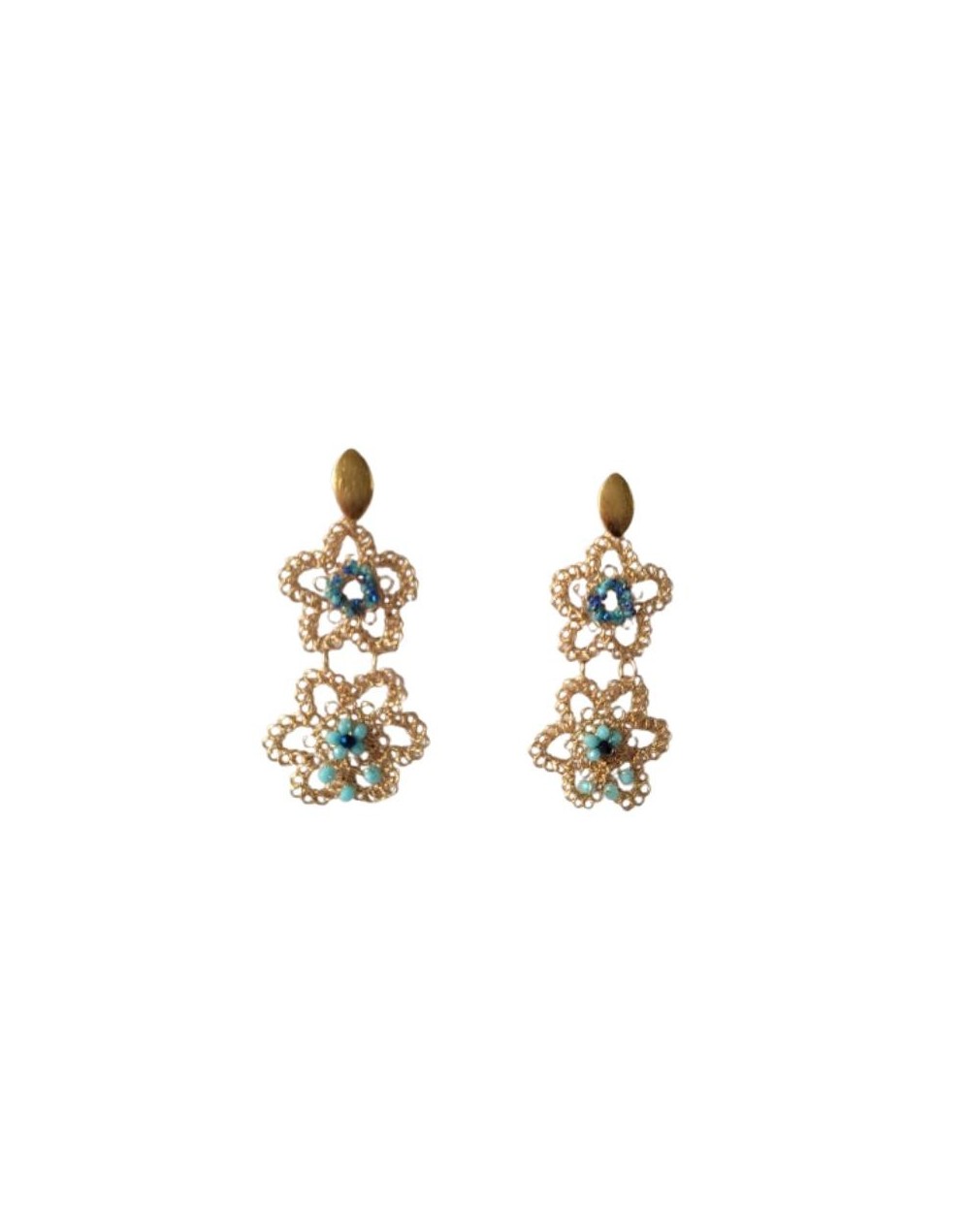 ARETES FLOR CADENETA 2T