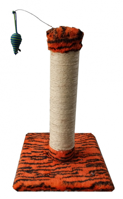 Torre Rascador Para Gatos Cabuya Fique Con Juguete Resortado