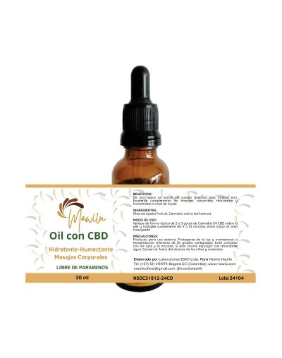 Oil con CBD