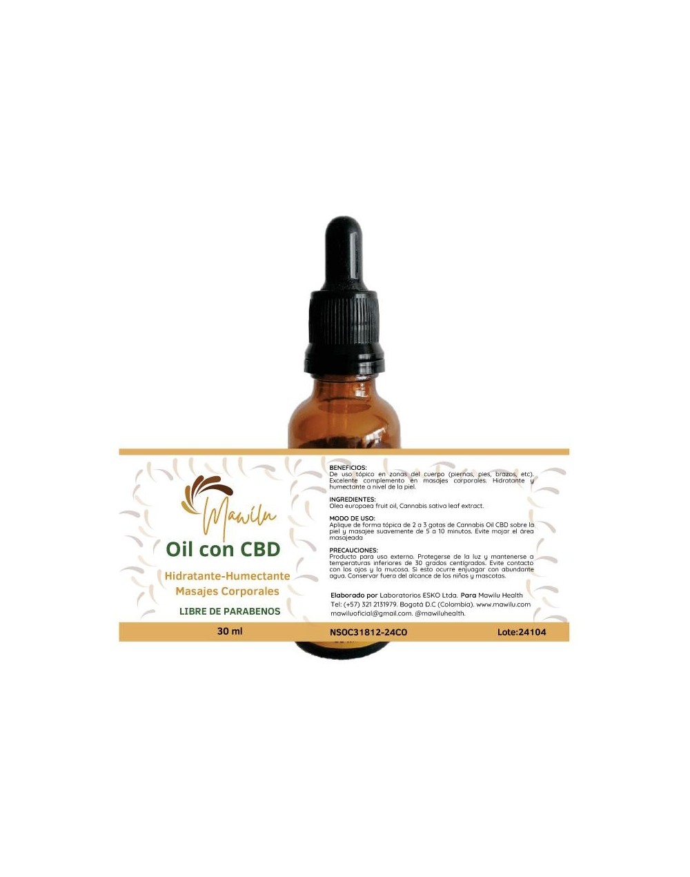 Oil con CBD