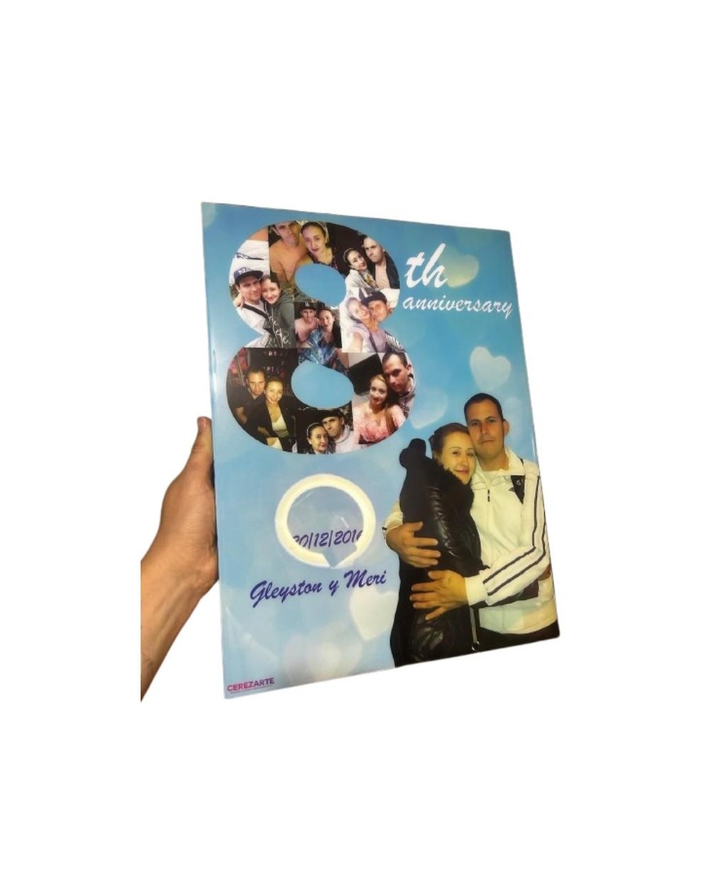 Cuadro Decorativo Personalizado En Resina Cerezarte 30x40 Cm