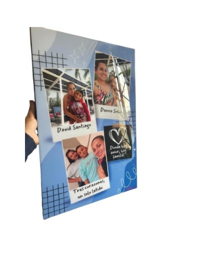 Cuadro Decorativo Personalizado En Resina 40x60 Cm