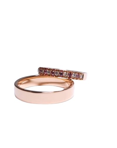 Argollas de Matrimonio  en oro rosado 18k 