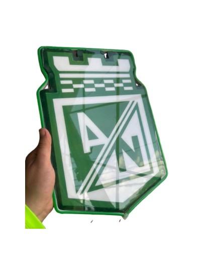 Cuadro Escudo Nacional Resina Luz Led 33x23 Cm