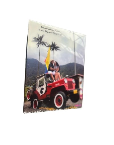 Cuadro Decorativo Personalizado En Resina 20x15 Cm