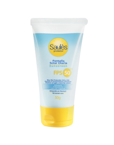 Pantalla Solar Saulès FPS50+ Uso Diario 50g