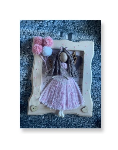 Portarretrato De Muñeca Gift And Love, regalo para todo tipo de ocasiones, Portaretrato de Muñeca hecha a mano, Globos,