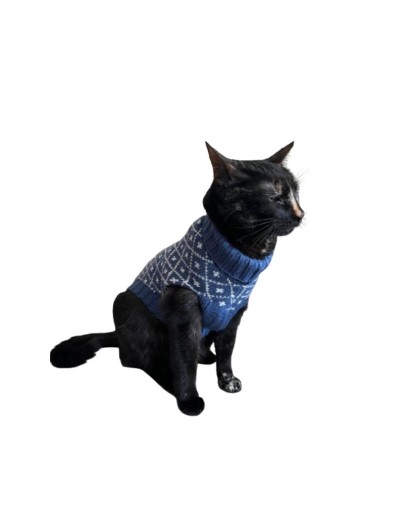 Sueter rombos gato