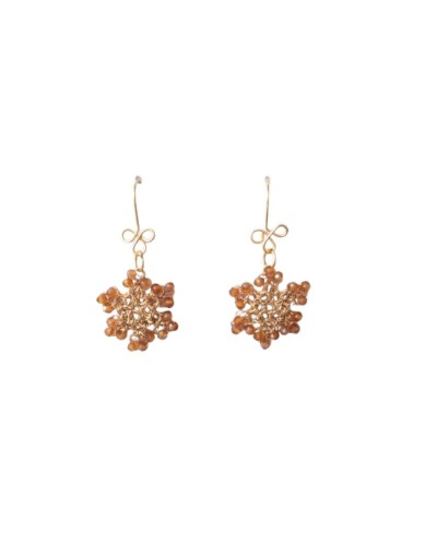 ARETES ESTRELLA MINI OCRE