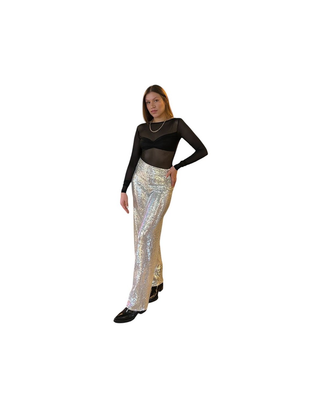Pantalón silver party