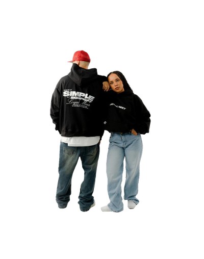 HOODIE NEOCLASIC MAKE SIMPLE NEGRO